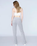 Del Ray Classic Velour Pant Pocket - Silver Marl