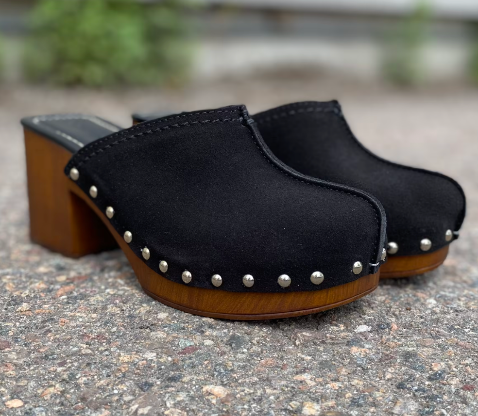 Clogs Alti - Suede Black