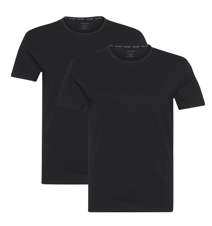 2PK S/S Crew Neck - Black