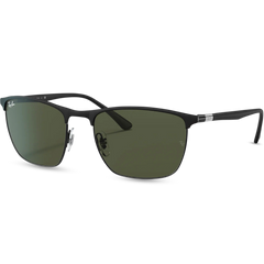 RB3686 - Matte Black On Black - Green