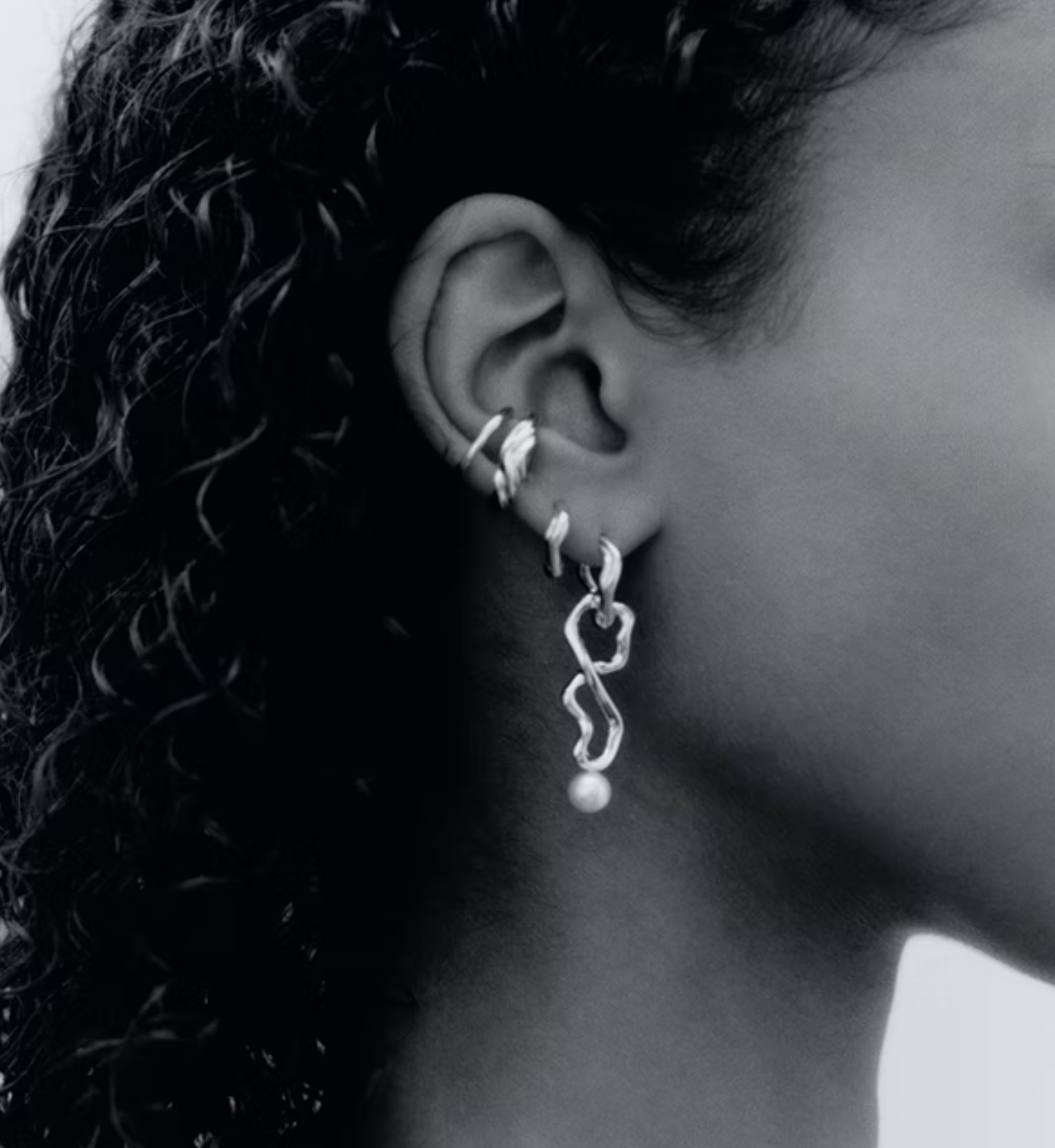 Rai Earcuff Right - Silver