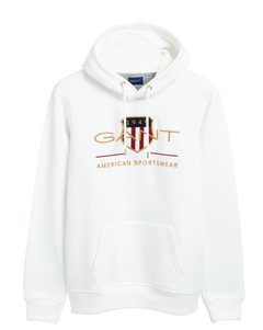 Archive Shield Hoodie - Eggshell