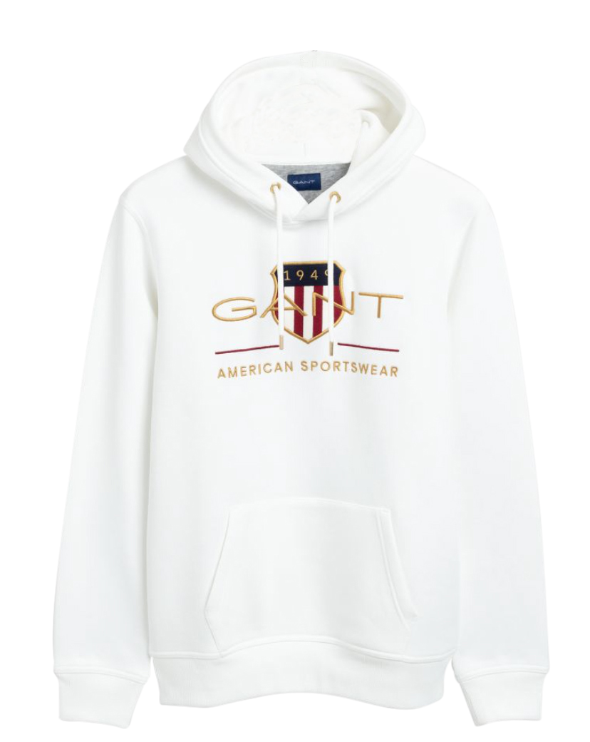 Archive Shield Hoodie - Eggshell
