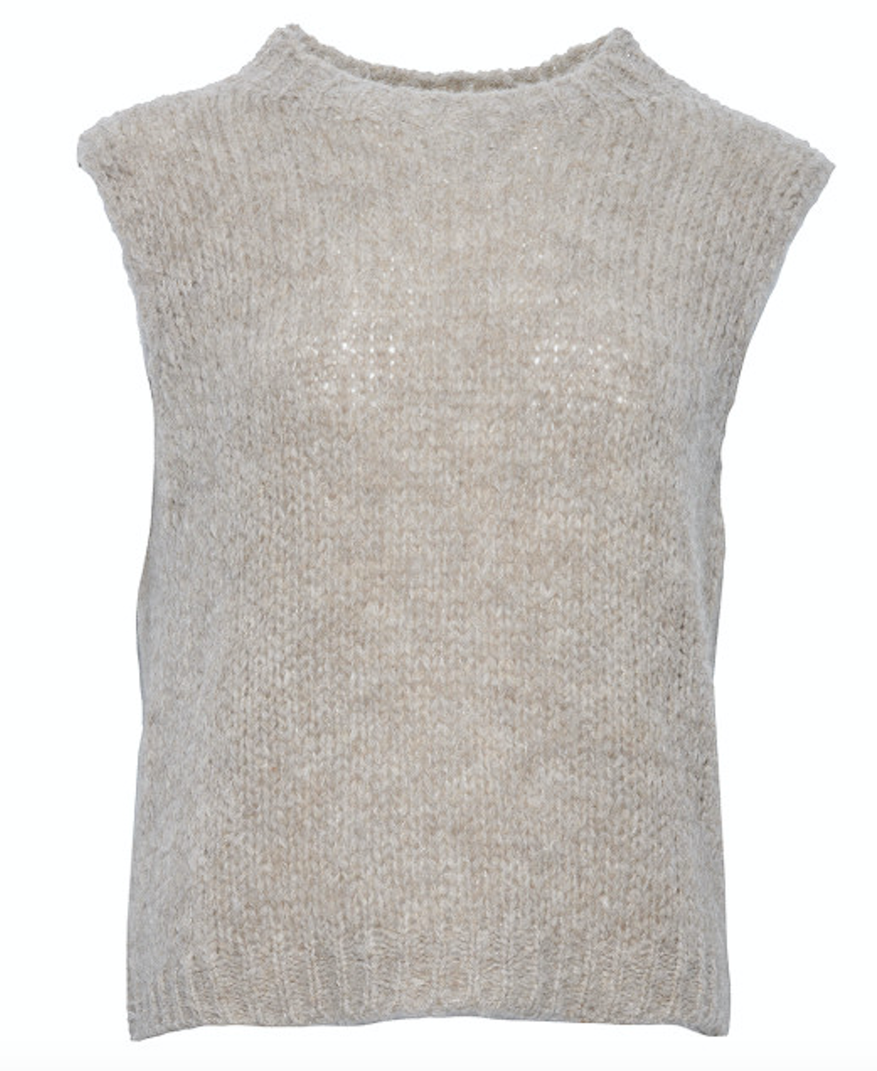 Kala Vest Wool - Sand - Noella - Gensere - VILLOID.no