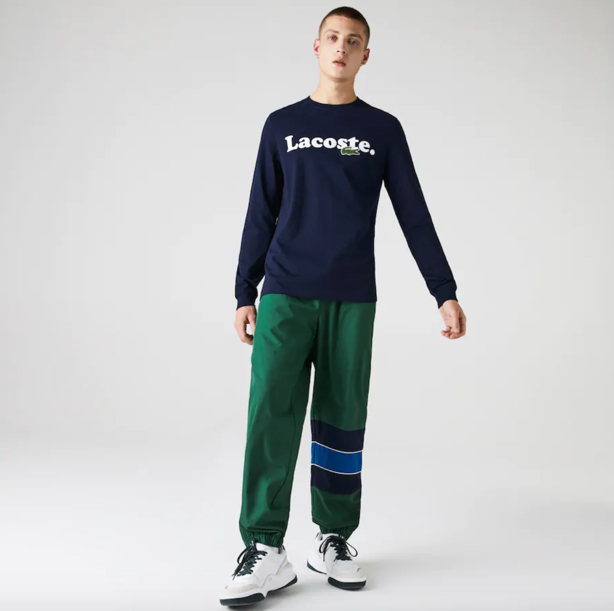 Lacoste Cotton T-shirt - Navy Blue