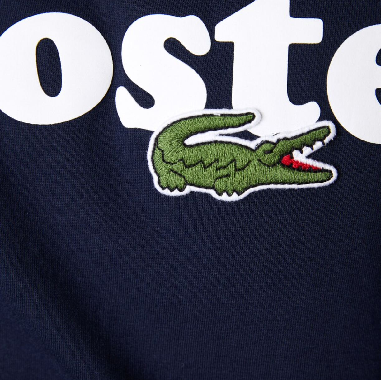 Lacoste Cotton T-shirt - Navy Blue