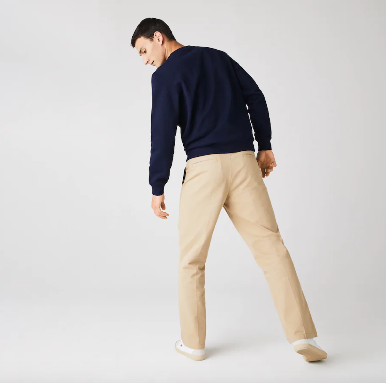 Lacoste Fleece Sweatshirt - Navy Blue