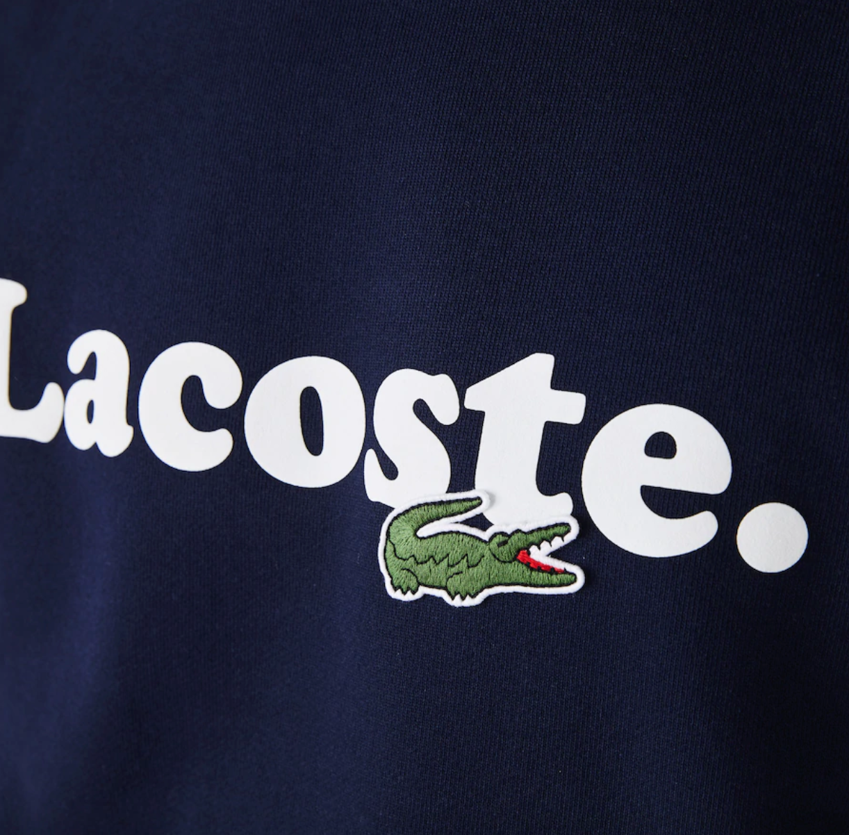 Lacoste Fleece Sweatshirt - Navy Blue