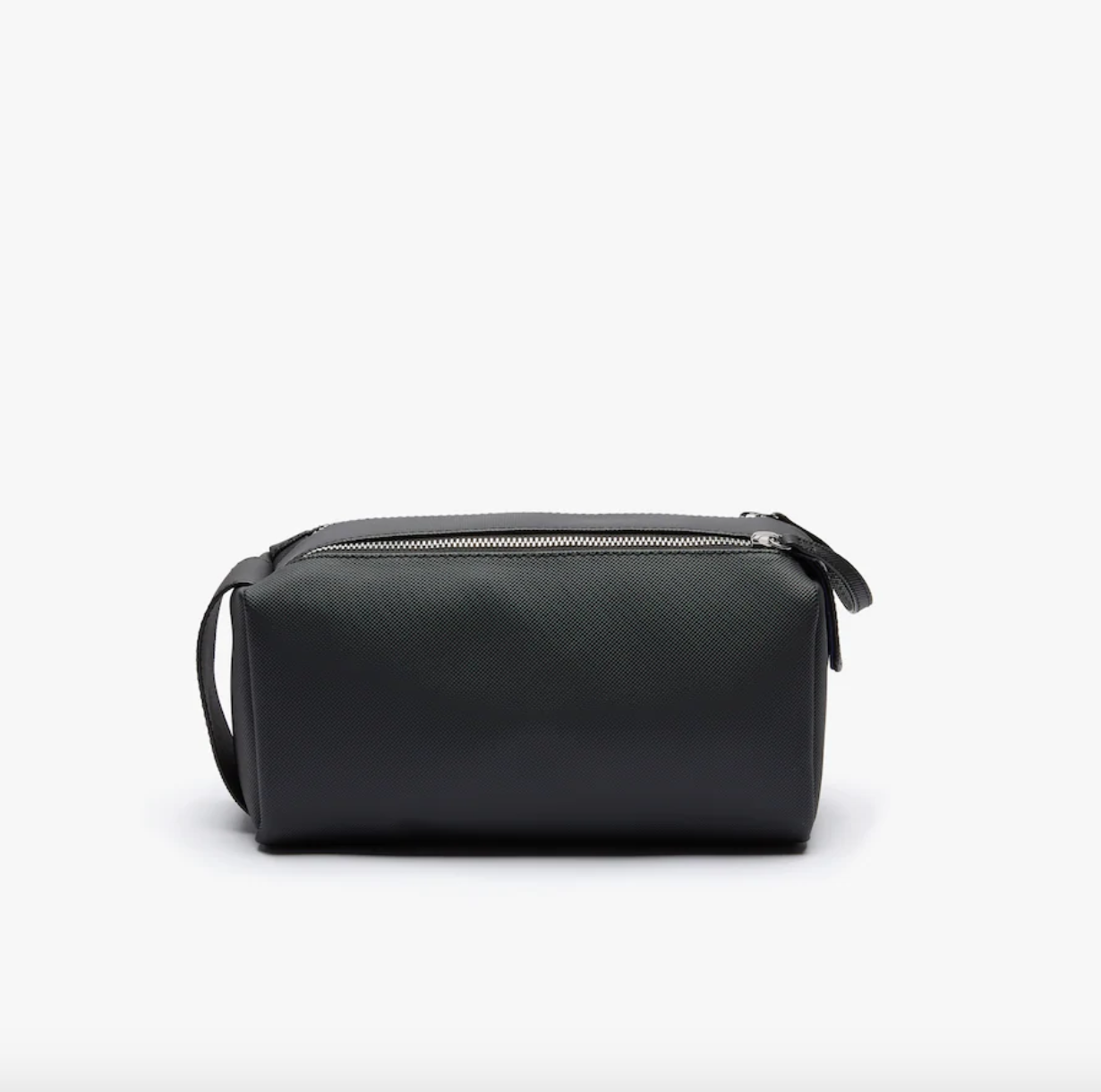 Lacoste Classic Leather Toilet Kit - Black