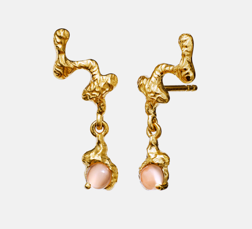 Drea Earring - Gold - Maanesten - Tilbehør - VILLOID.no
