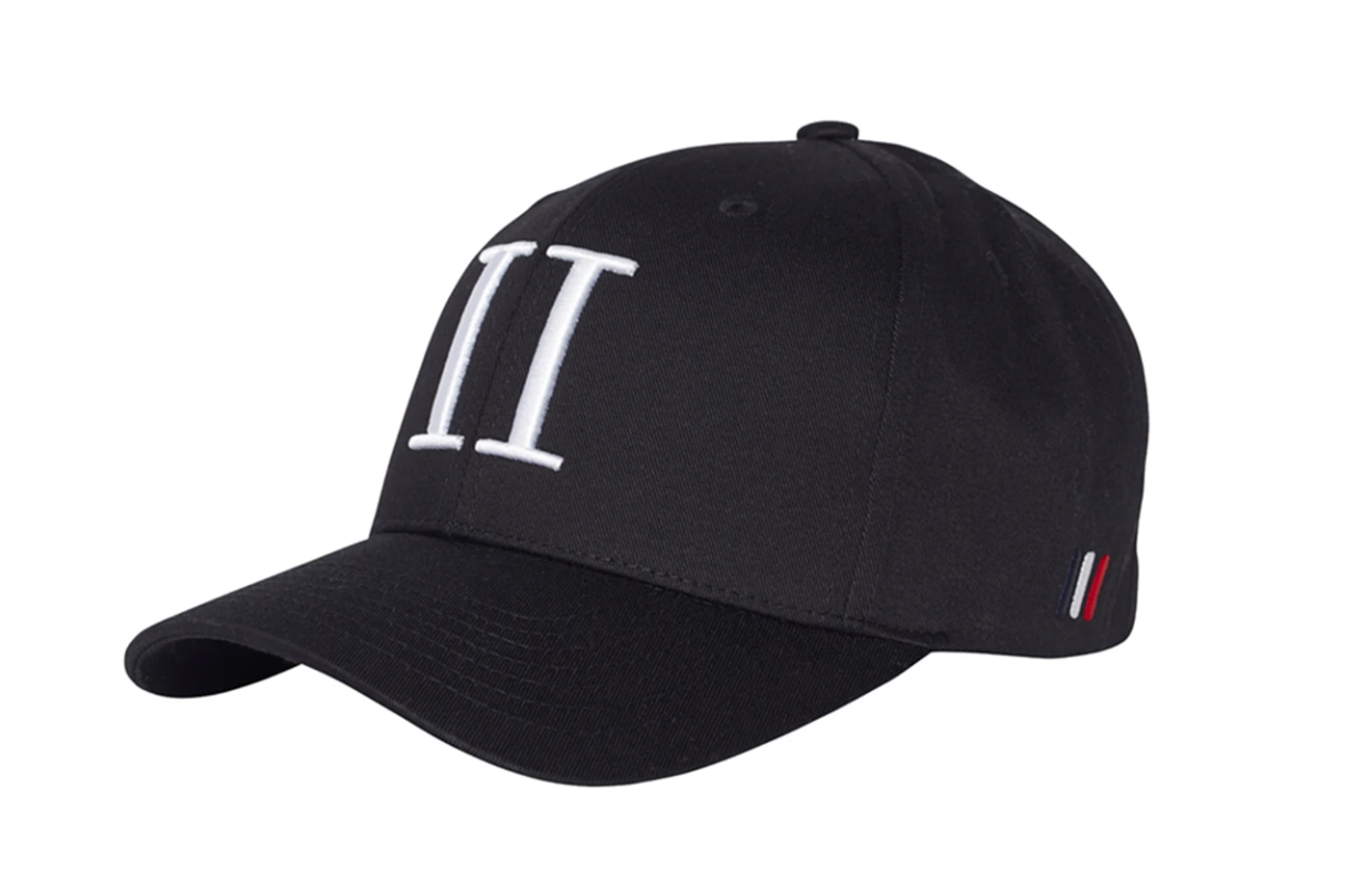 Baseball Cap Suede II - Black/White