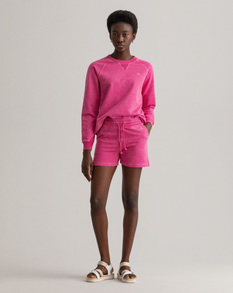 D2. Sunfaded Sweat Shorts - Cabaret Pink