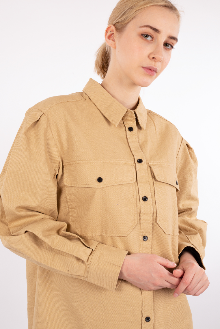 Delta Skjorta - Beige