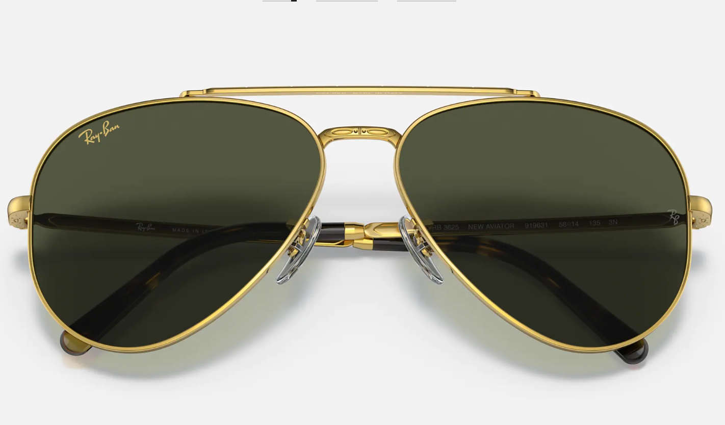 Ray-Ban New Aviator - Legend Gold - Green