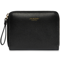 Small Zip Wallet - Black