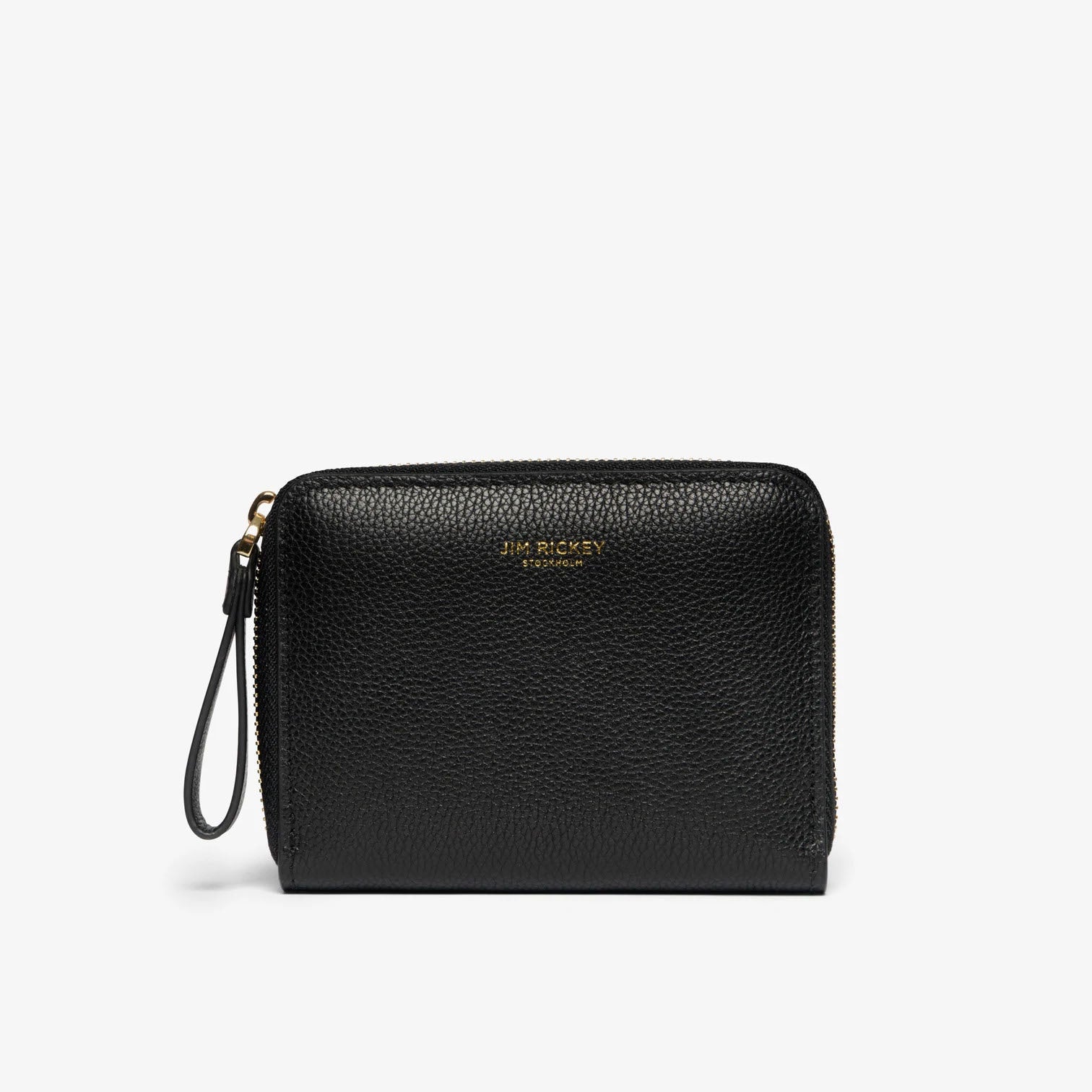 Small Zip Wallet - Svart