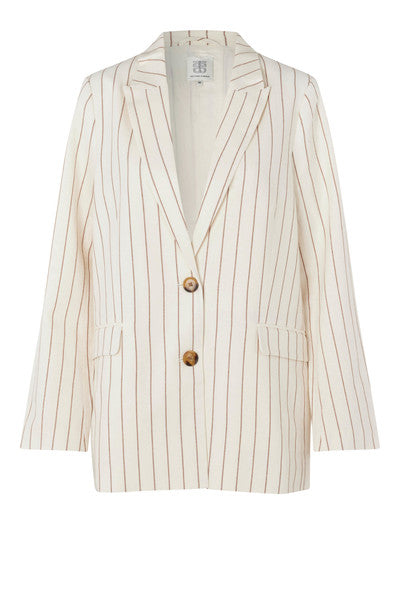Spigato Blazer - Antique White