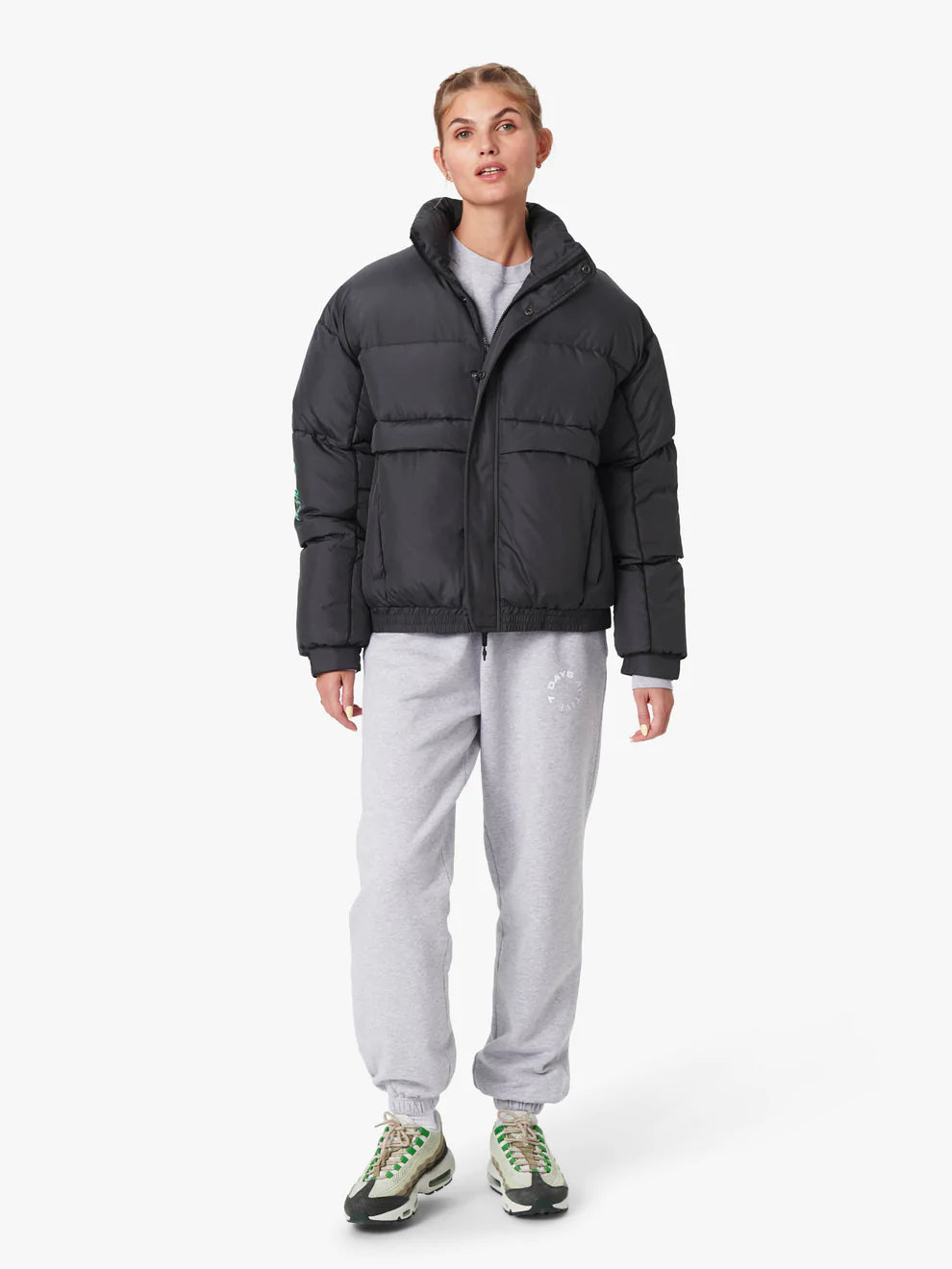 Steward Puffer L/S - Asphalt Solid