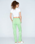 Del Ray Classic Velour Pant Pocket - Summer Green
