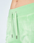 Del Ray Classic Velour Pant Pocket - Summer Green
