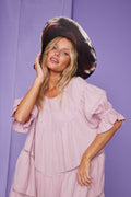 Summer Bird Linen - Pink