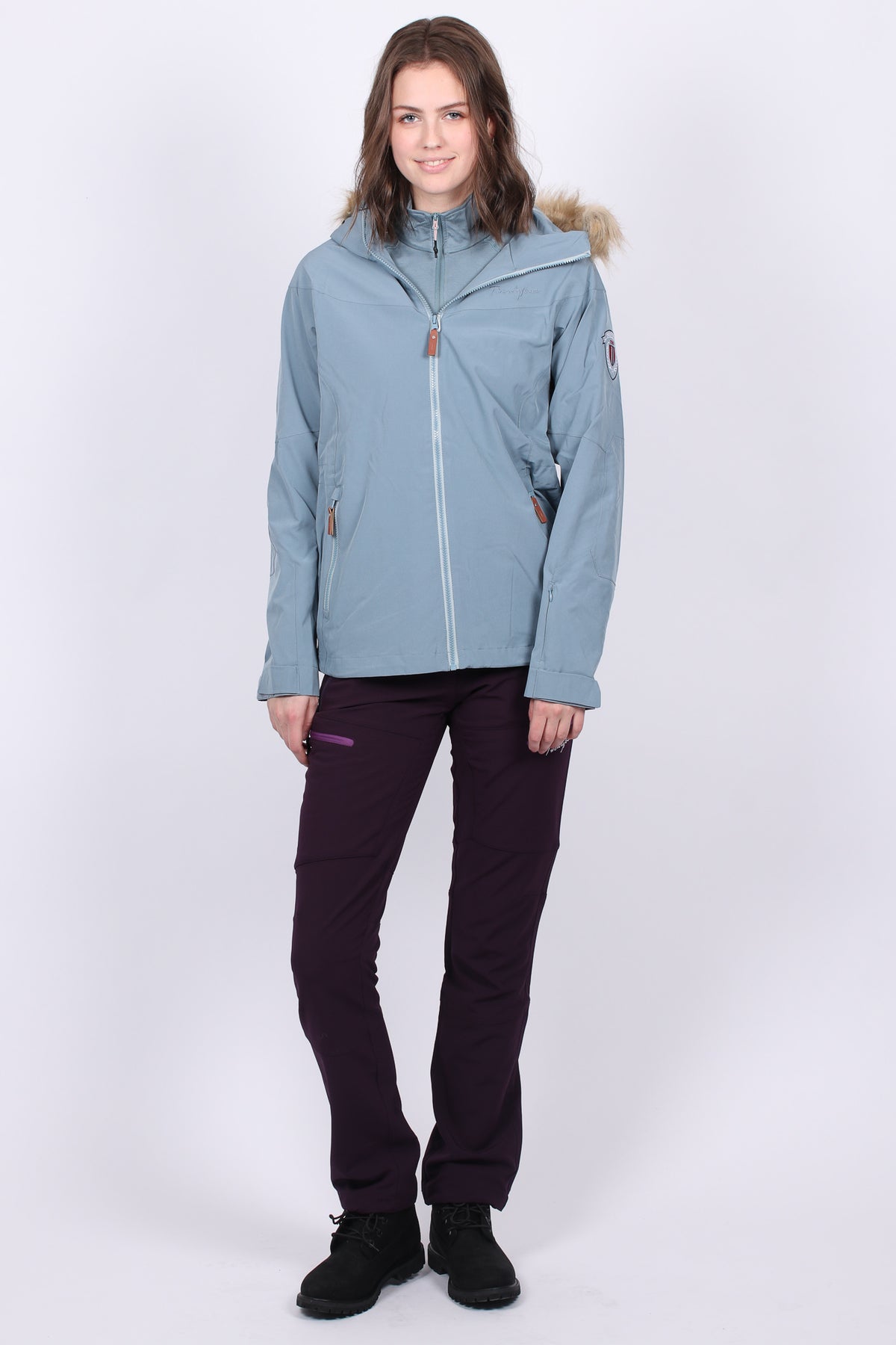 Inca LS Bukse - Dyp Plomme - Twentyfour - Bukser & Shorts - VILLOID.no