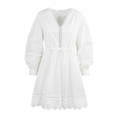 Jennie Dress - White