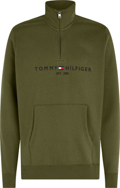 Tommy Logo Mockneck - Putting Green