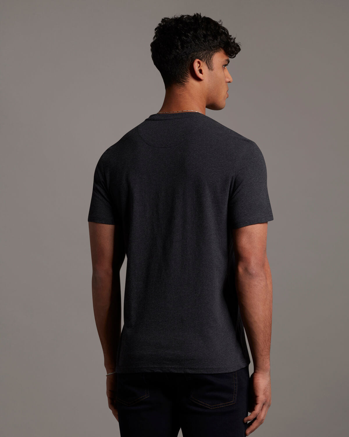 Plain T-Shirt - Charcoal Marl