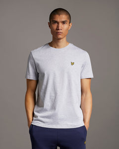 Plain T-Shirt - Light Grey Marl