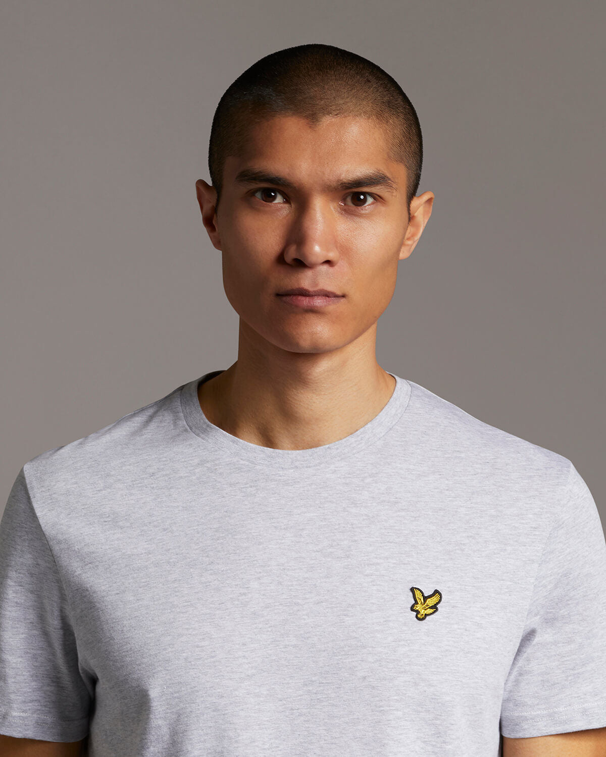 Plain T-Shirt - Light Grey Marl