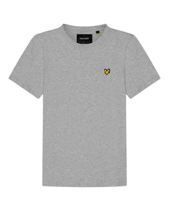 Plain T-Shirt - Light Grey Marl