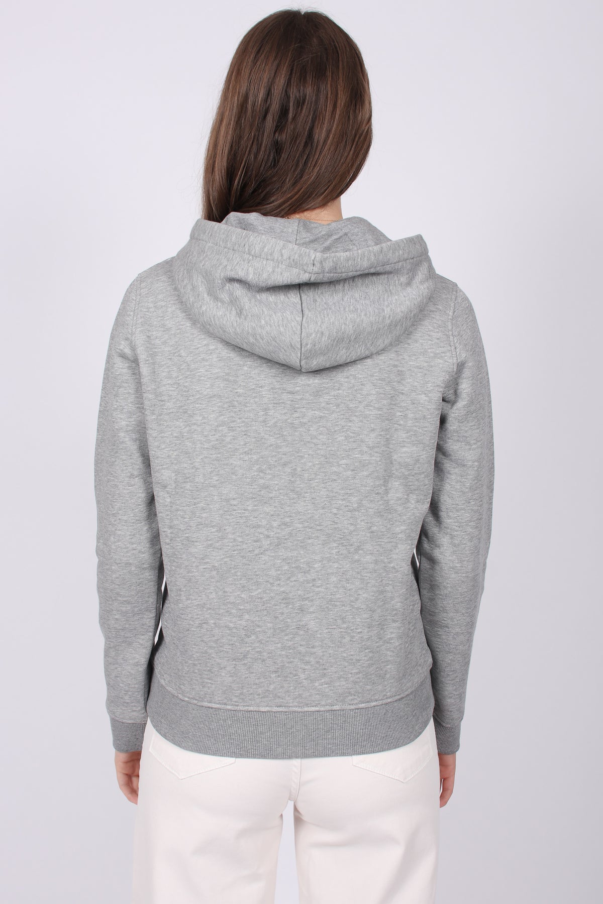 Gant Lock Up Sweat Hoodie - Grey Melange - GANT - Gensere - VILLOID.no