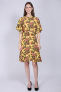 Draped Short Dress - Aspen Gold - MAUD - Kjoler - VILLOID.no