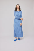 Julia Long Dress - Blue