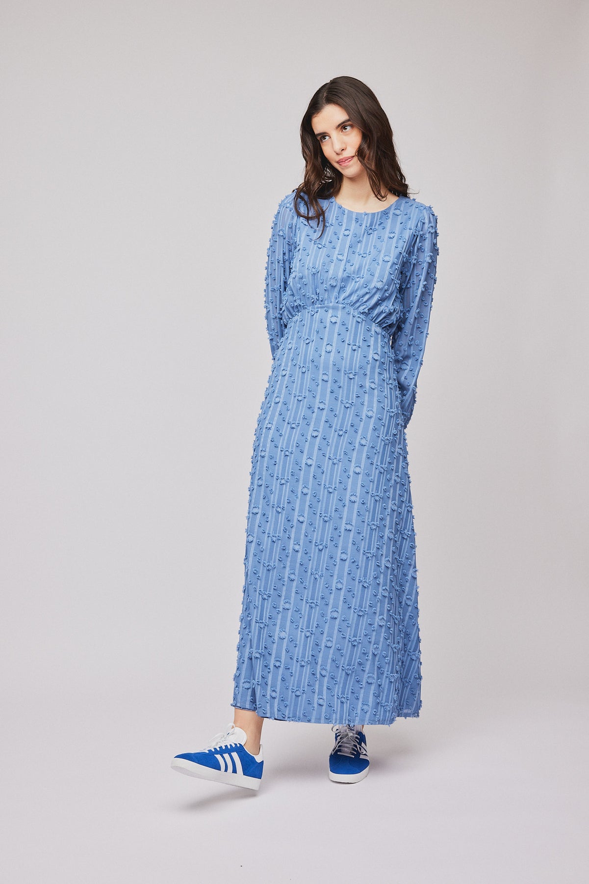 Julia Long Dress - Blue