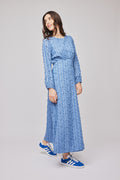 Julia Long Dress - Blue