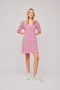 Ellen Short Dress - Pink Shades