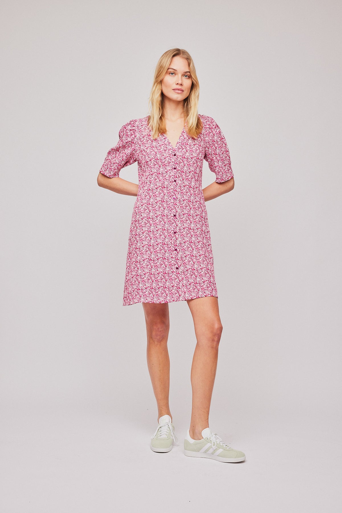 Ellen Short Dress - Pink Shades