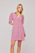 Ellen Short Dress - Pink Shades