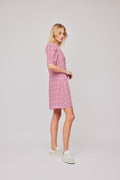 Ellen Short Dress - Pink Shades
