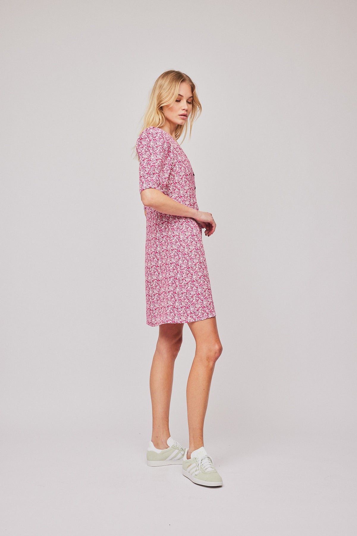 Ellen Short Dress - Pink Shades