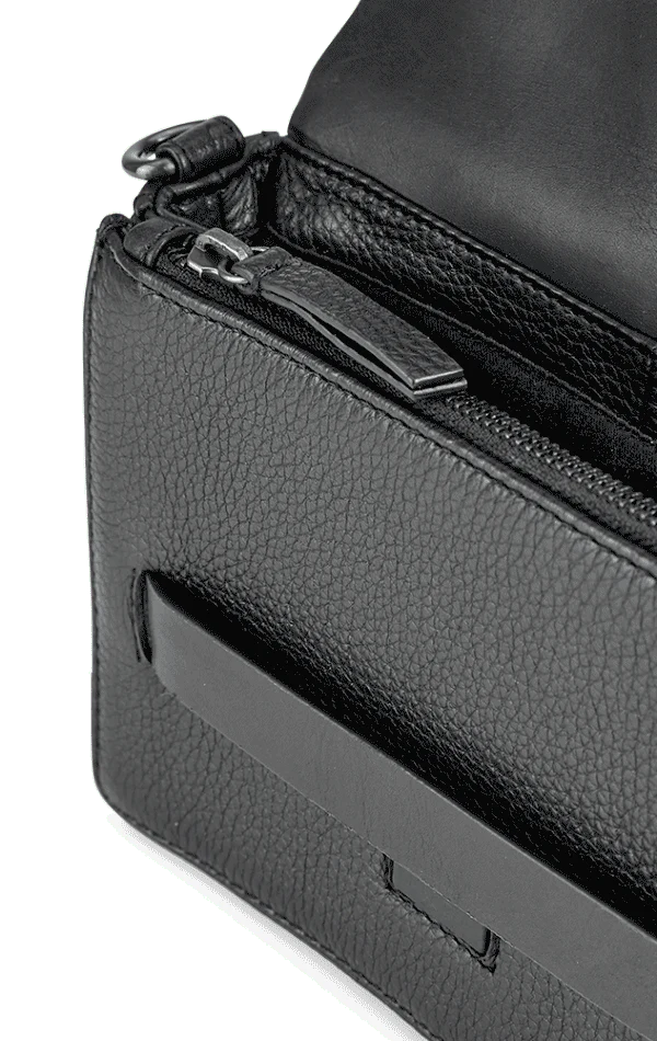 Vanya Crossbody Bag Grain - Black