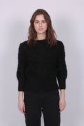 Sienna Chunky Knit Sweater - Black - Ella & il - Gensere - VILLOID.no