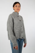 DebbieGZ Short Cardigan - High-Rise Grey