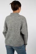 DebbieGZ Short Cardigan - High-Rise Grey