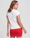 Arch Logo Capsleeve T-Shirt - Eggshell - GANT - T-skjorter & Topper - VILLOID.no