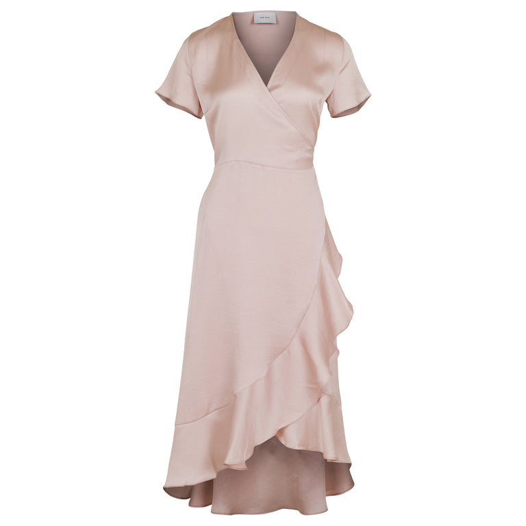 Magga Solid Dress - Powder - Neo Noir - Kjoler - VILLOID.no