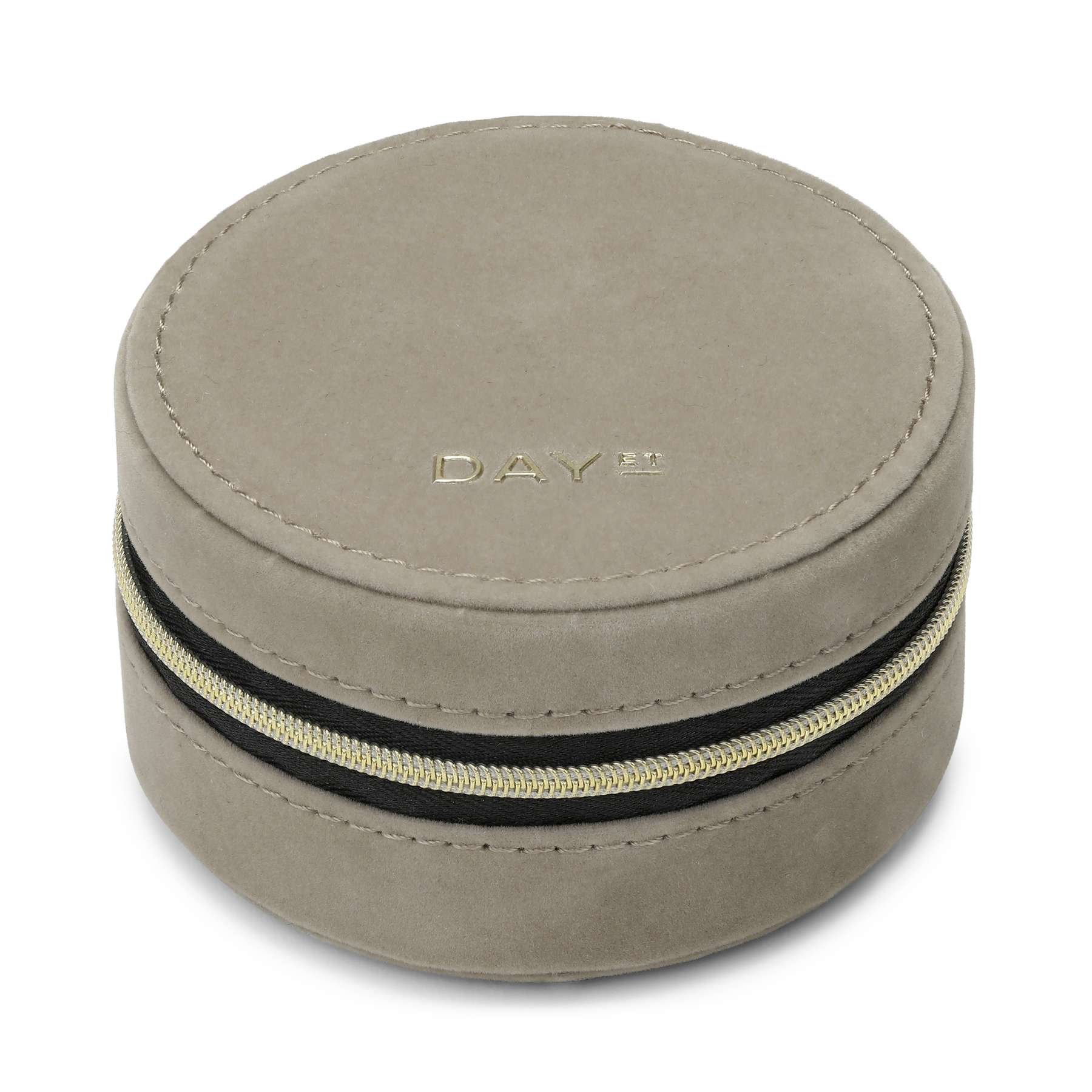 Day Jewelry Zip Round Small - Cobbelstone