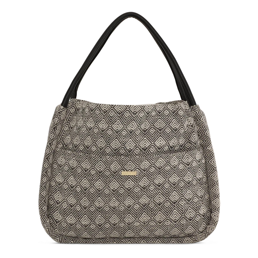 Day Linen Small Shopper - Black